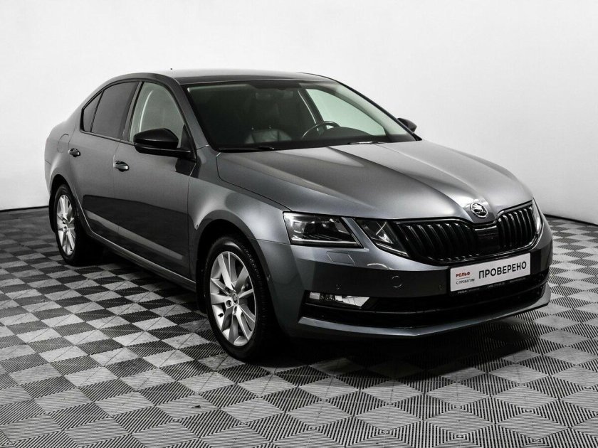 Серая шкода октавия