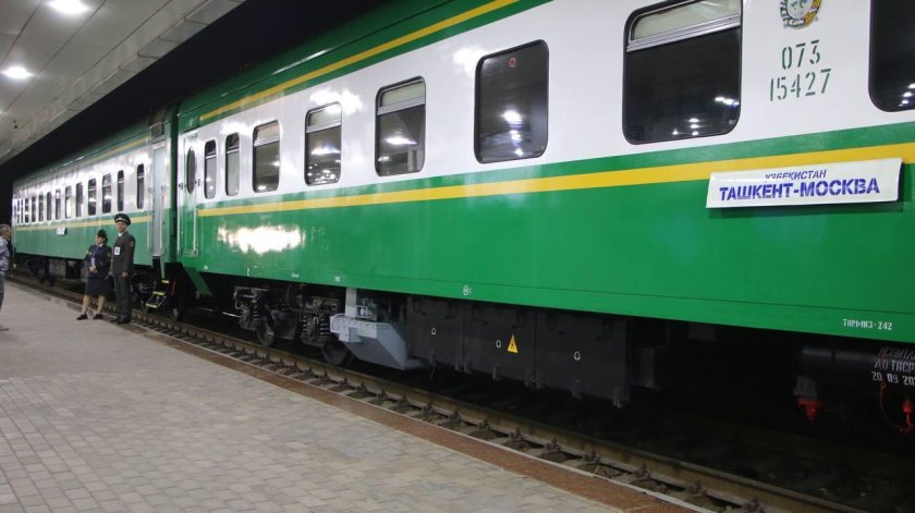 Узбекистан темир йуллари вагоны