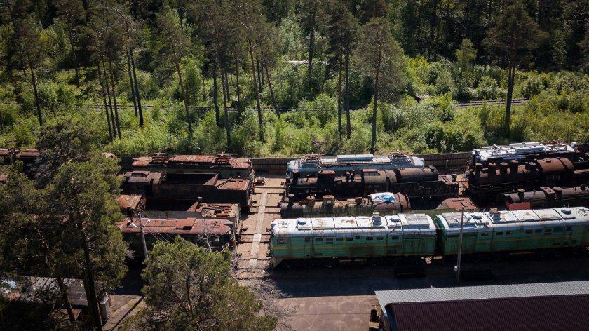 Фондовая площадка списанных поездов «Пионерский парк»