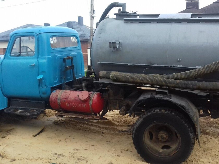 ГАЗ 53 ко-503 ассенизаторская машина