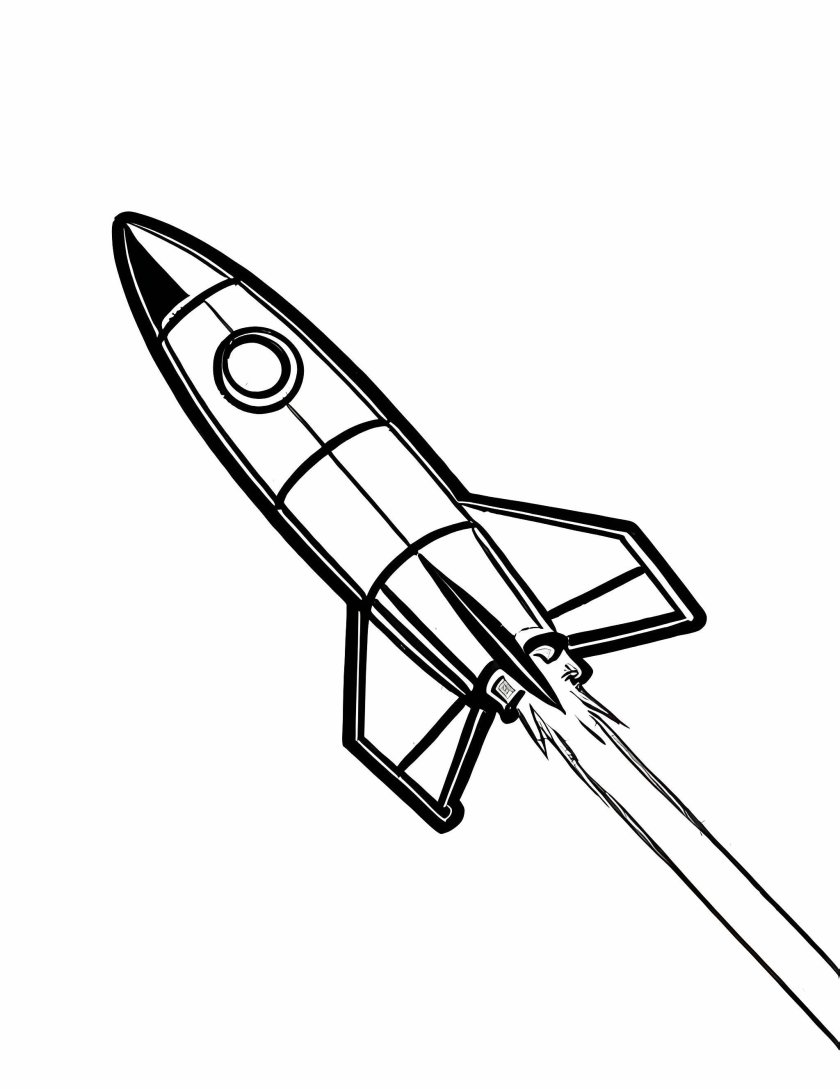 Ракета для раскрашивания