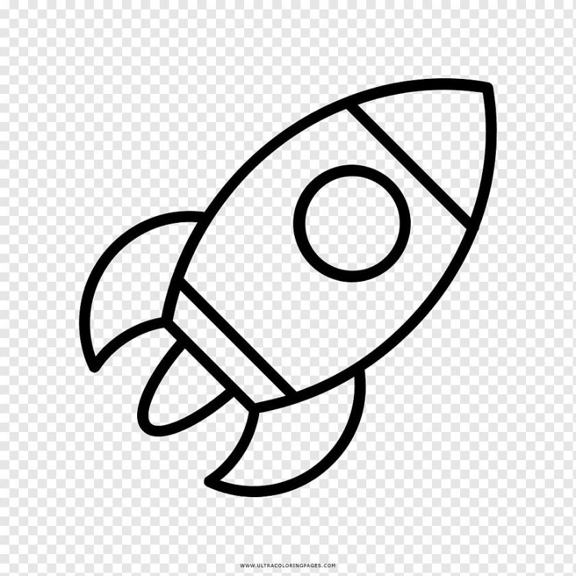 Ракета раскраска для детей