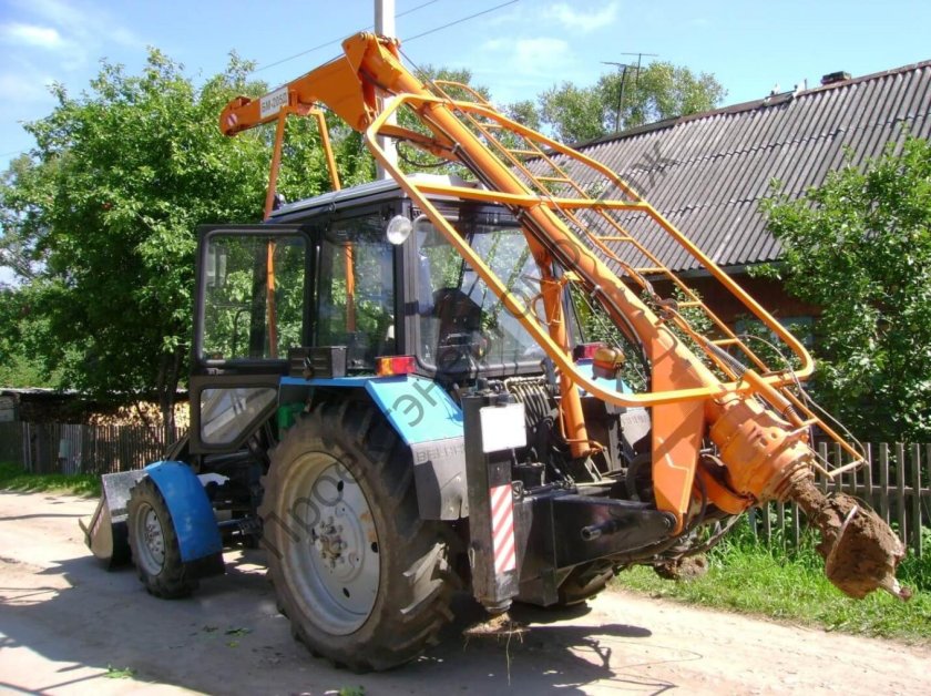 Машина бурильно-крановая бм-205в