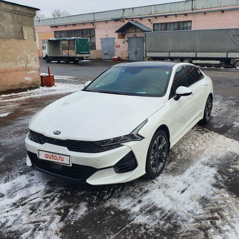Киа к 5 белая