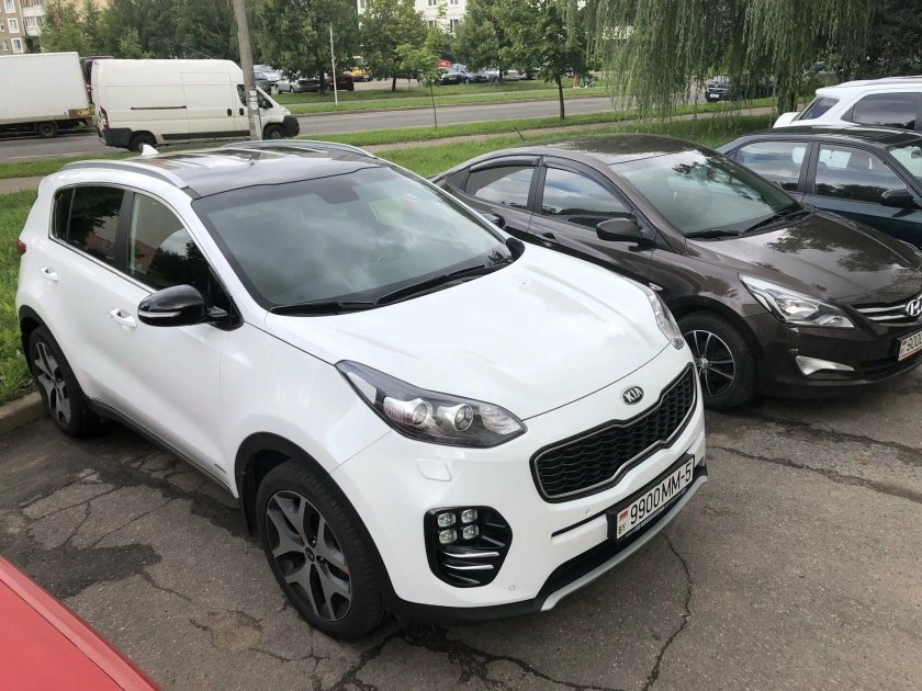 Kia Sportage 4 белая