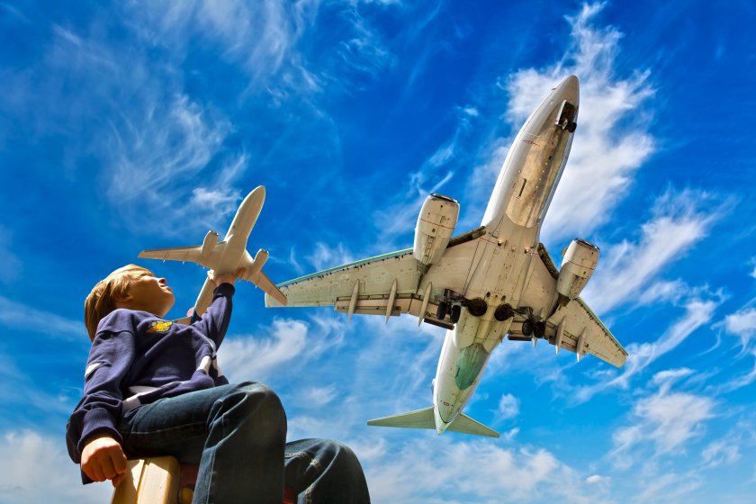 Летчики в небе