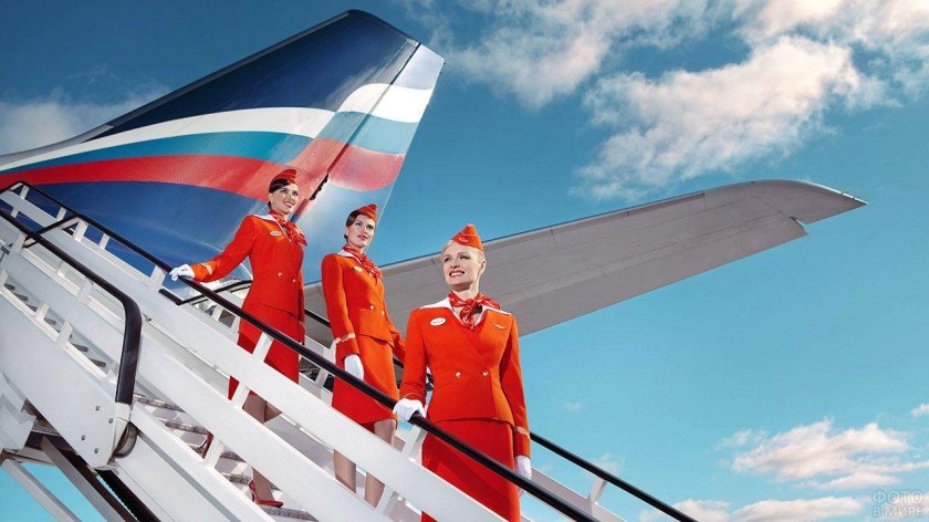 Стюардесса фон