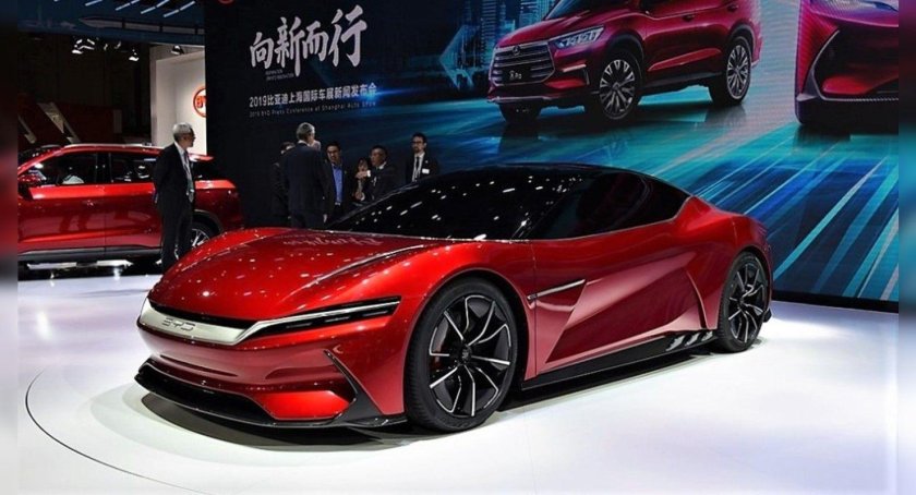 Электромобиль BYD Han 2022