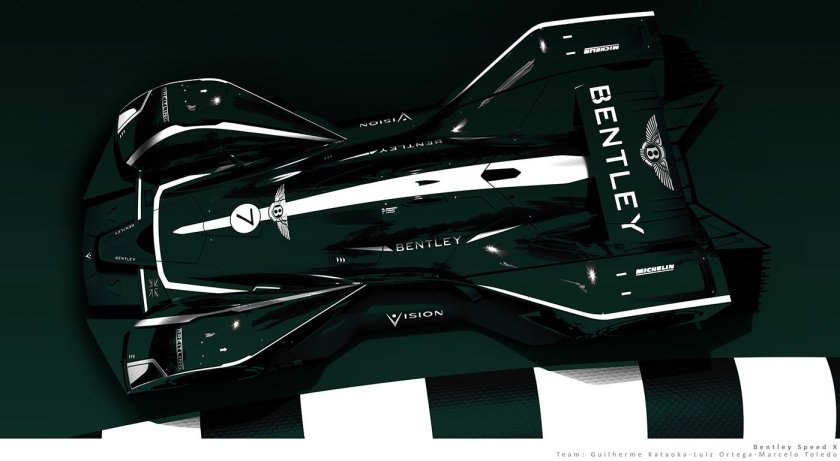 Bentley speed 8 race car