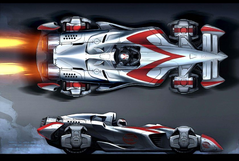 Мак 5 Спиди гонщик