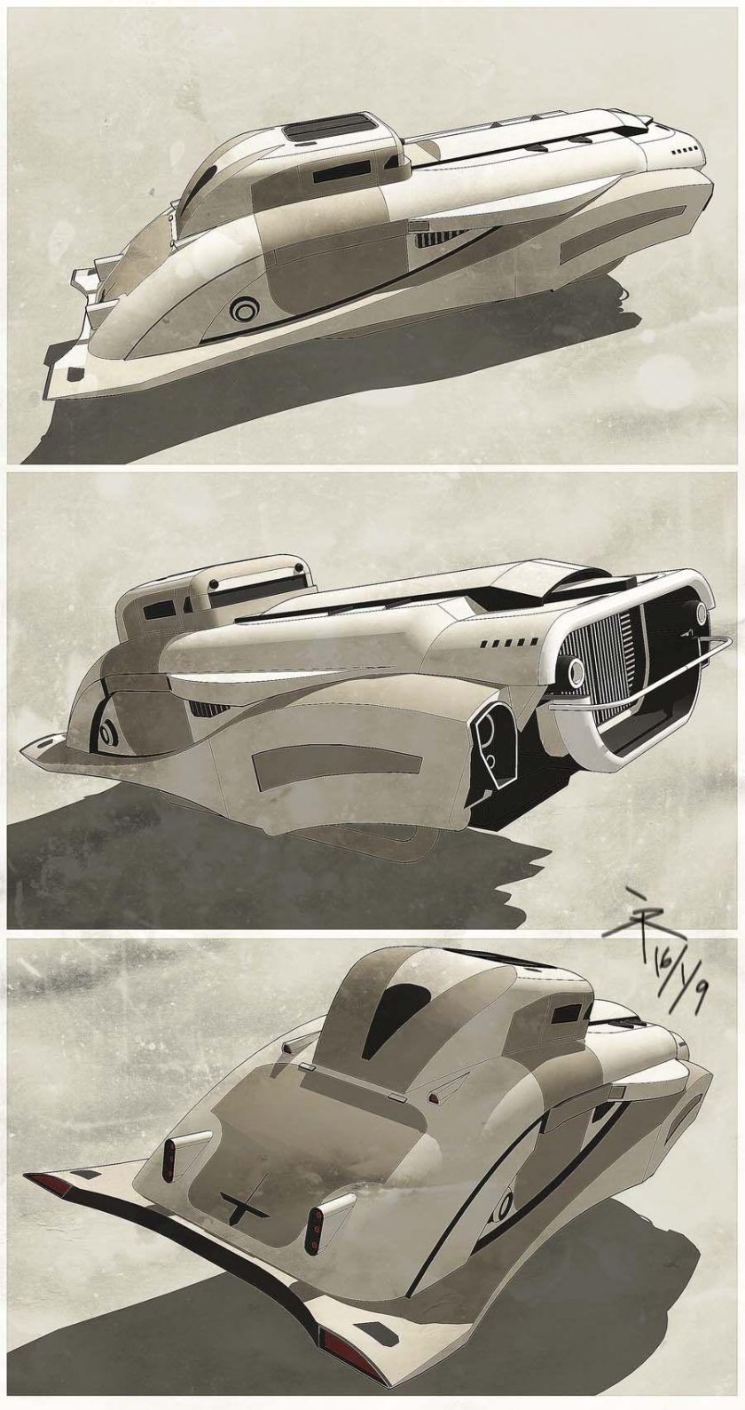 Летающий автомобиль Hover