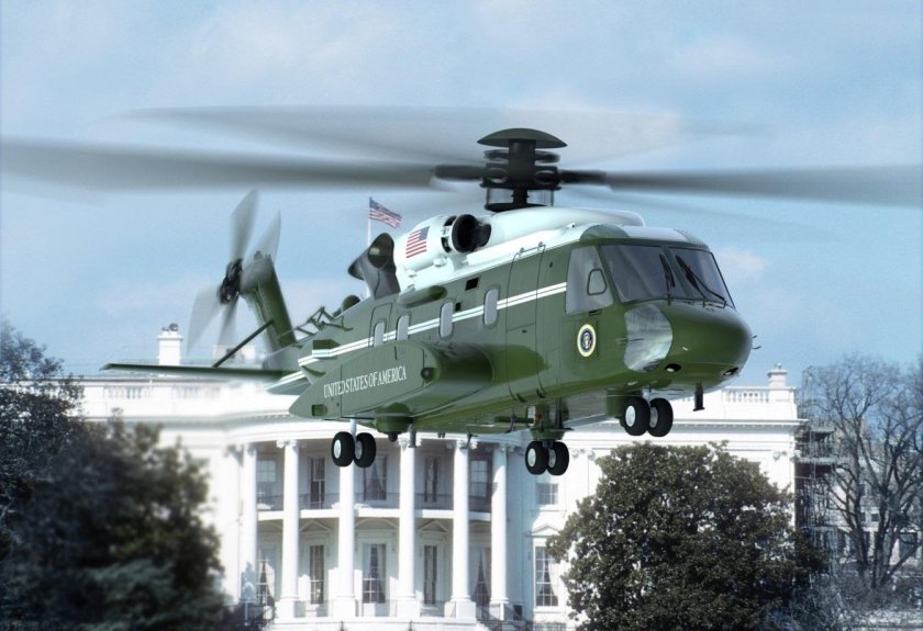Вертолет президента США Sikorsky s-92