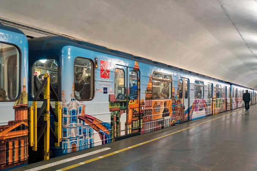 Вагоны метро Петербургский метрополитен