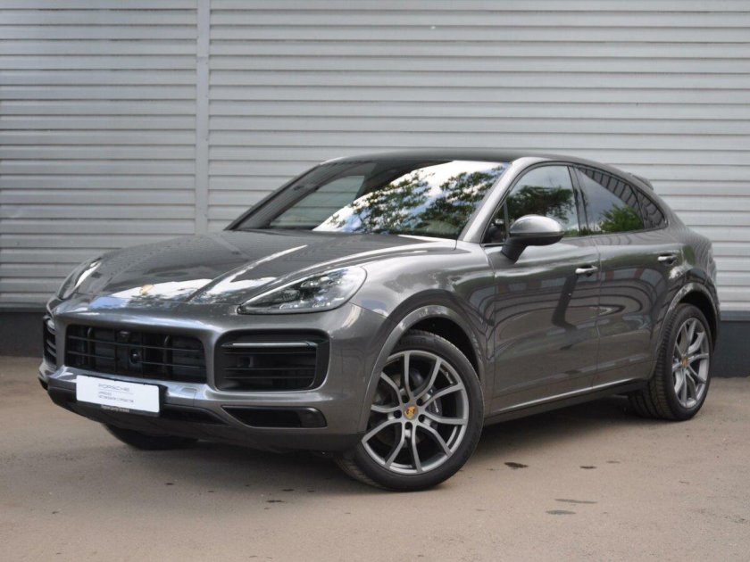 Порше Кайен серый