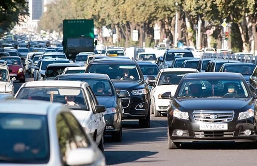 Пробка в Ташкенте