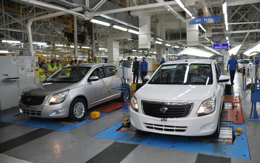 Завод UZAUTO Motors в Узбекистане