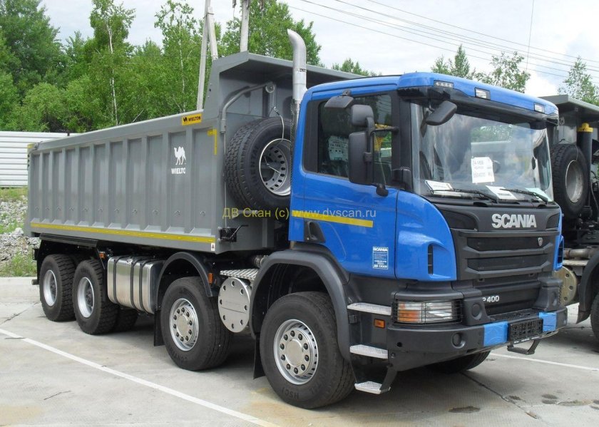 Самосвал Scania p400 8x4