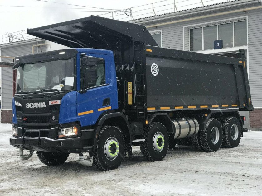 Самосвал Scania p440 8x4