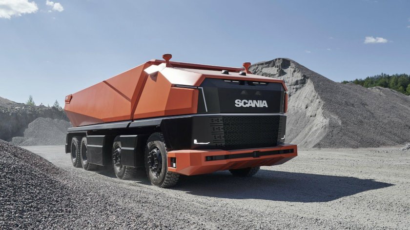 Скания карьерный самосвал