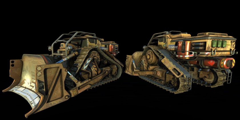 Sci Fi бульдозер