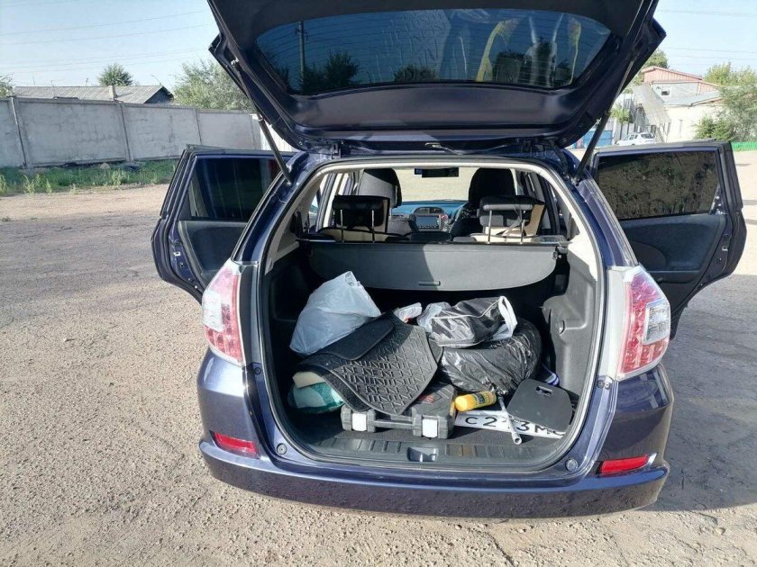 Honda Fit Shuttle 2014 багажник