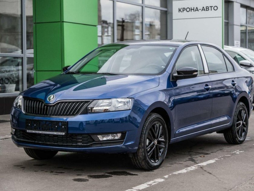 Шкода Рапид цвет графит