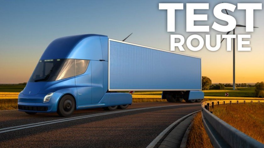 Тесла семи грузовик