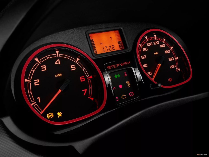 Приборка Рено Логан 1