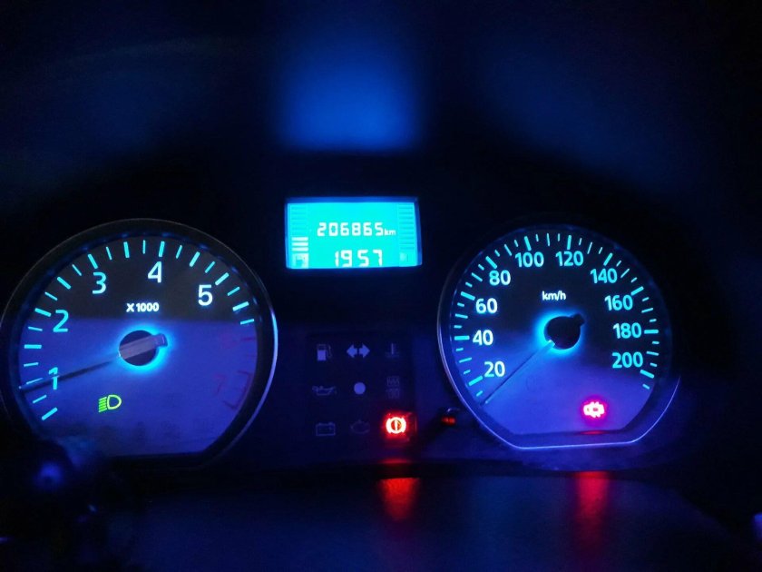 Панель приборов Рено Логан 1