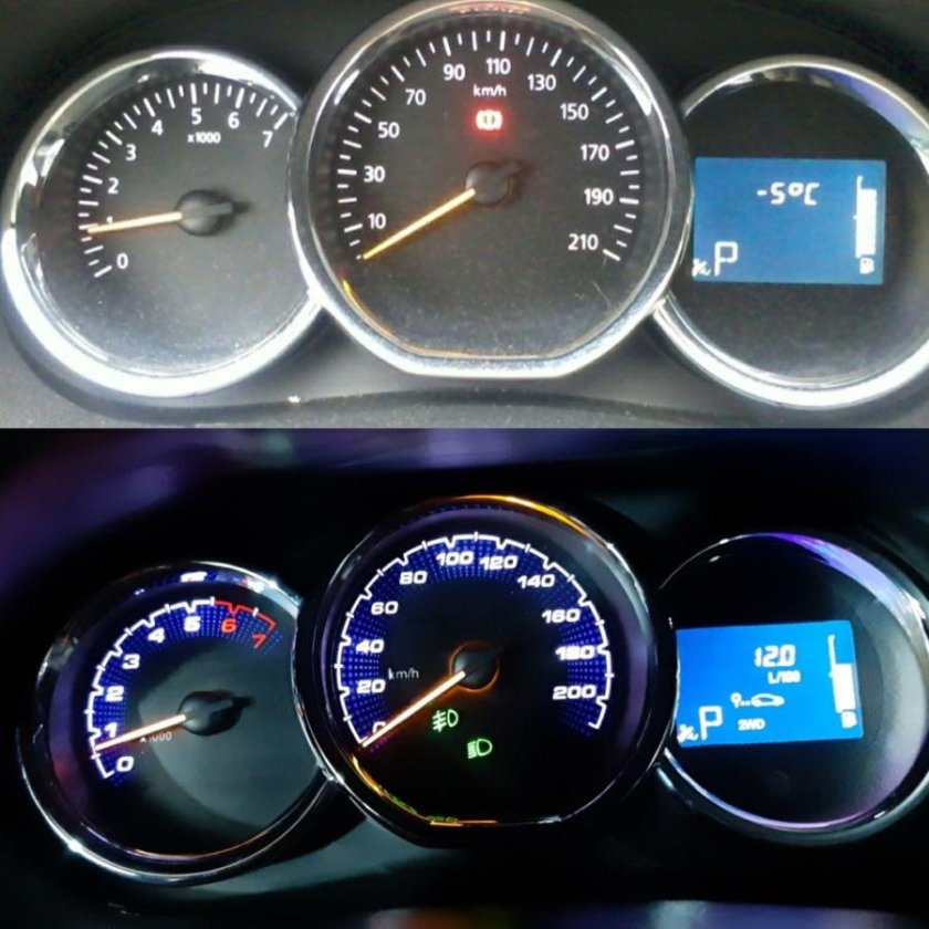 Панель приборов Рено Дастер 2021