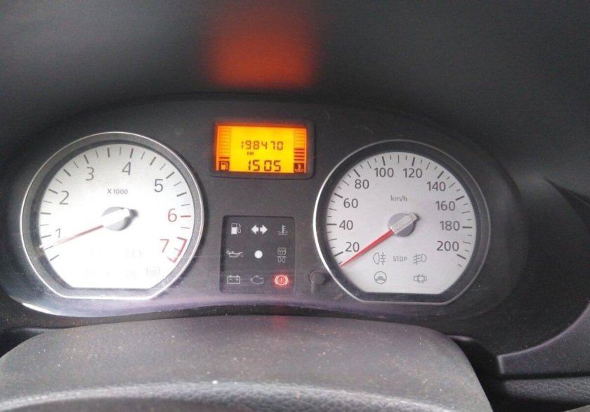 Панель приборов Рено Логан 1