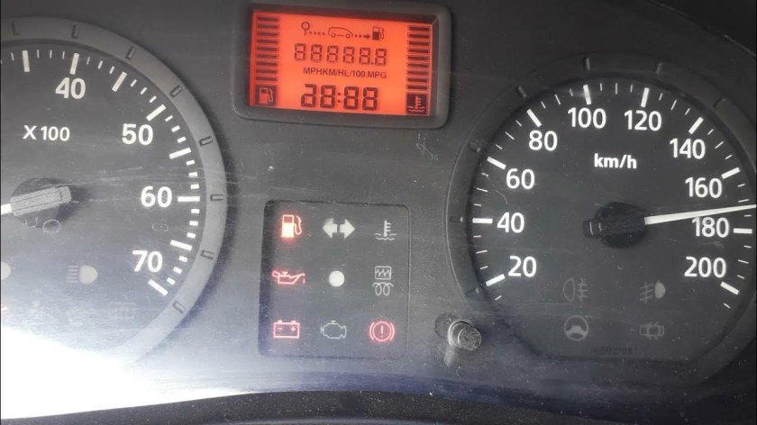 Панель приборов Рено Логан 1