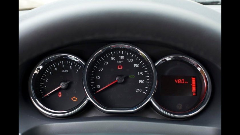 Приборка Рено Логан 2