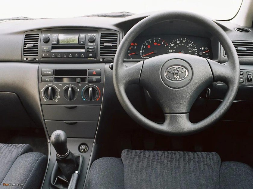 Toyota Corolla 2002 салон