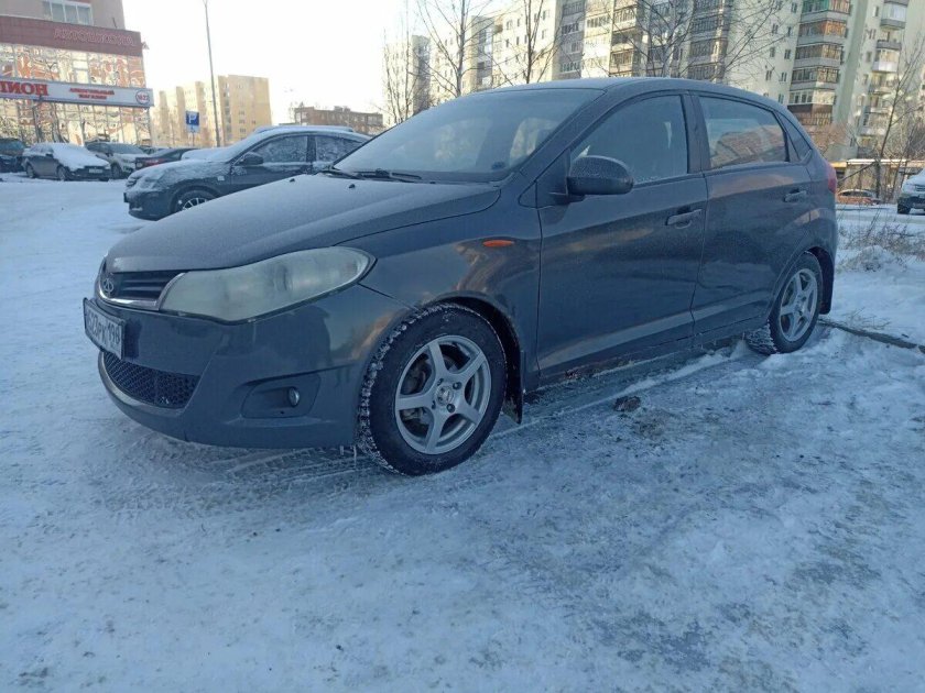 Chery very a13 серый Метеор