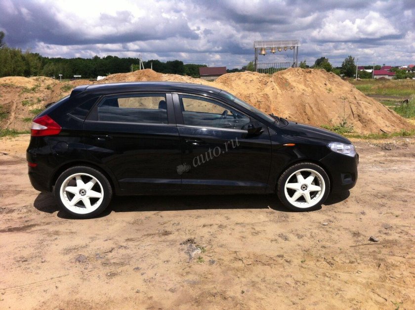 Чери бонус а13 хэтчбек черный