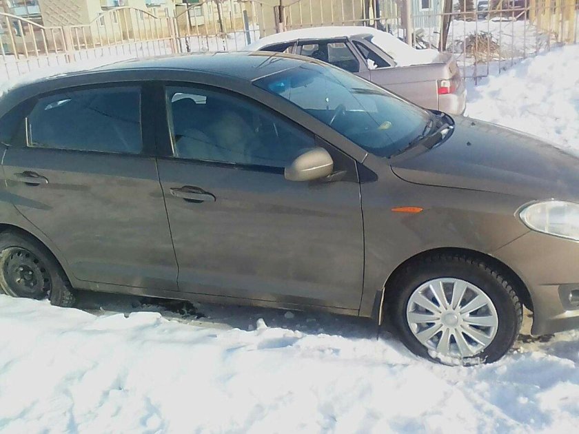 Тонированная Киа Рио 3 серая