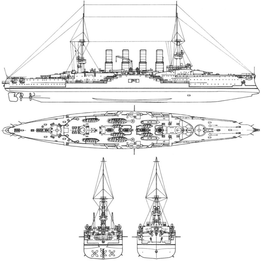 Броненосный крейсер Шарнхорст модель