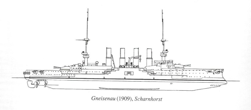 Броненосный крейсер Гнейзенау 1906