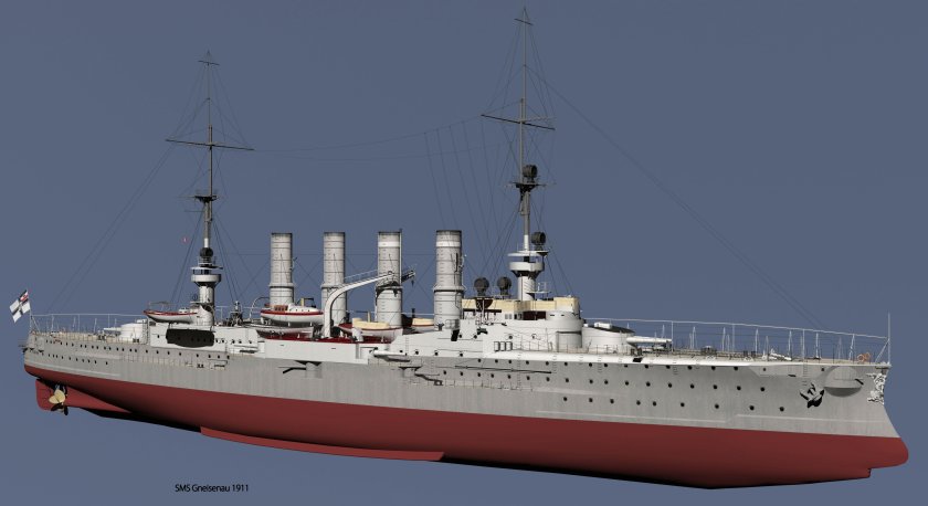 Крейсер Шарнхорст 1914 броненосный