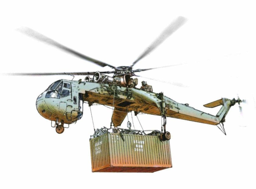 Вертолет Sikorsky Ch-54