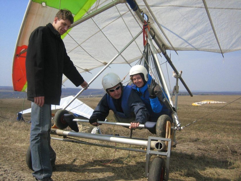 Полет на дельтаплане