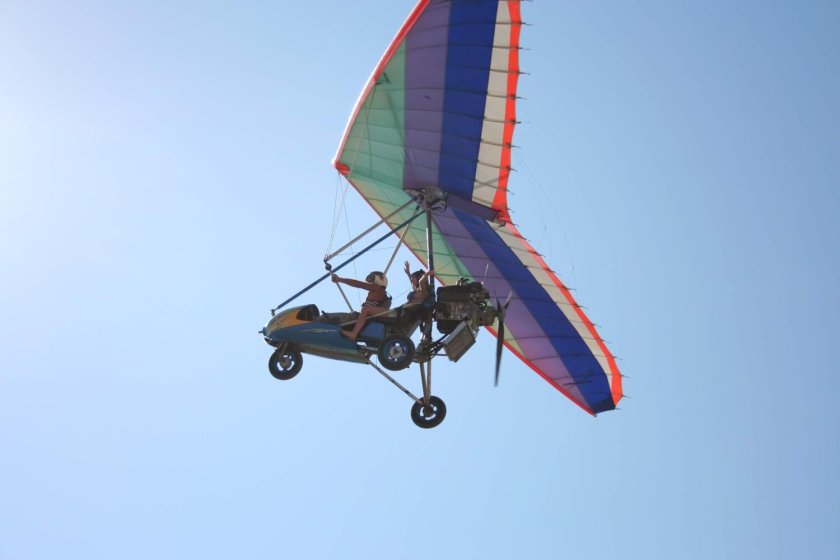 Мотодельтаплан на поплавках