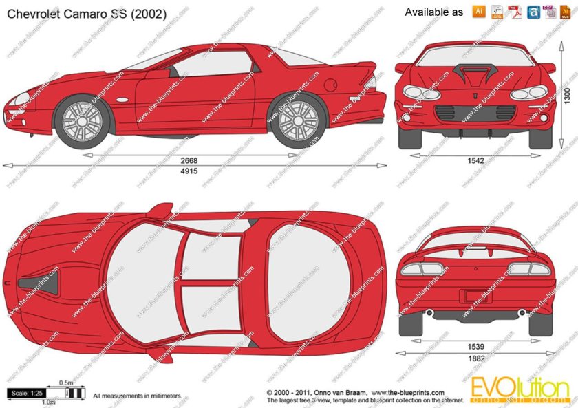 Шевроле камаро blueprint