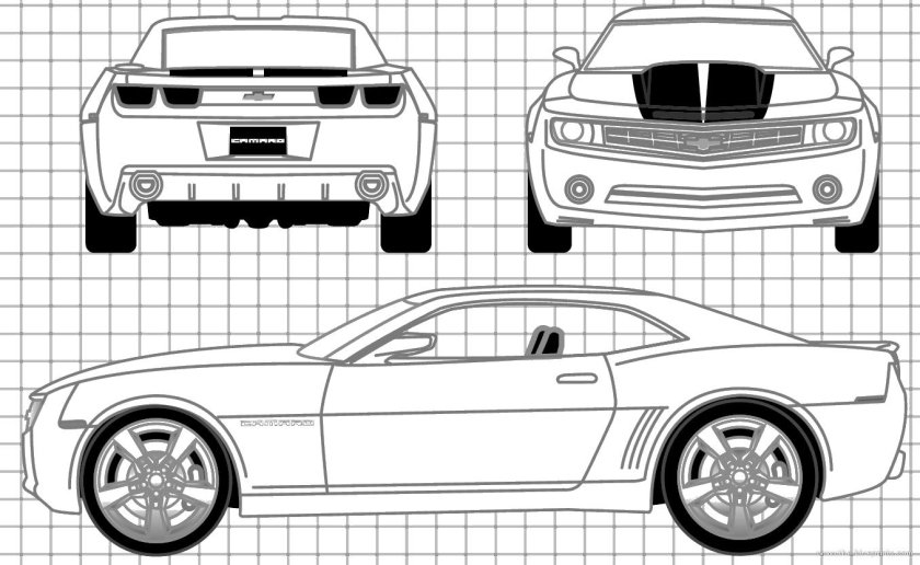 Chevrolet Camaro 2010 Blueprint