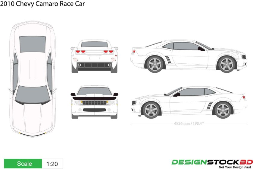 Chevrolet Camaro 2010 Blueprint
