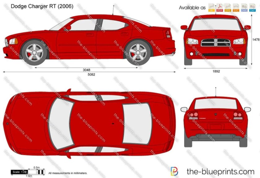 Chevrolet Camaro zl1 чертёж