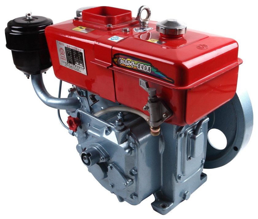 Китайский одноцилиндровый дизельный двигатель