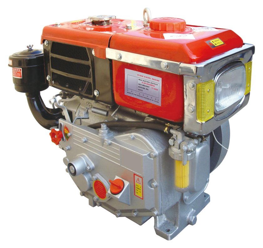 Одноцилиндровый дизельный двигатель