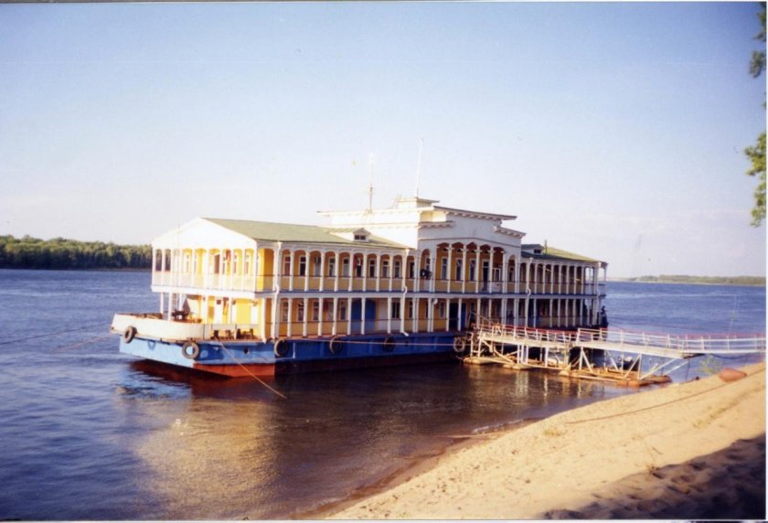 Рыбинск причал дебаркадер